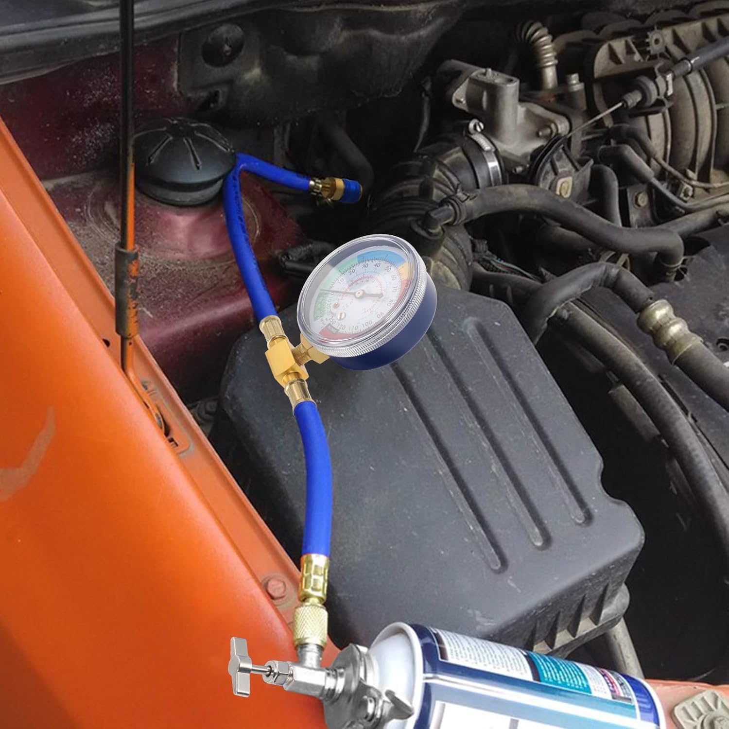 R134A Tuyau de Charge de Réfrigérant, Tuyau de jauge de réfrigérant, climatisation auto pour tuyau de charge de réfrigérant de voiture, pour la Climatisation Automatique de Voiture Universelle
