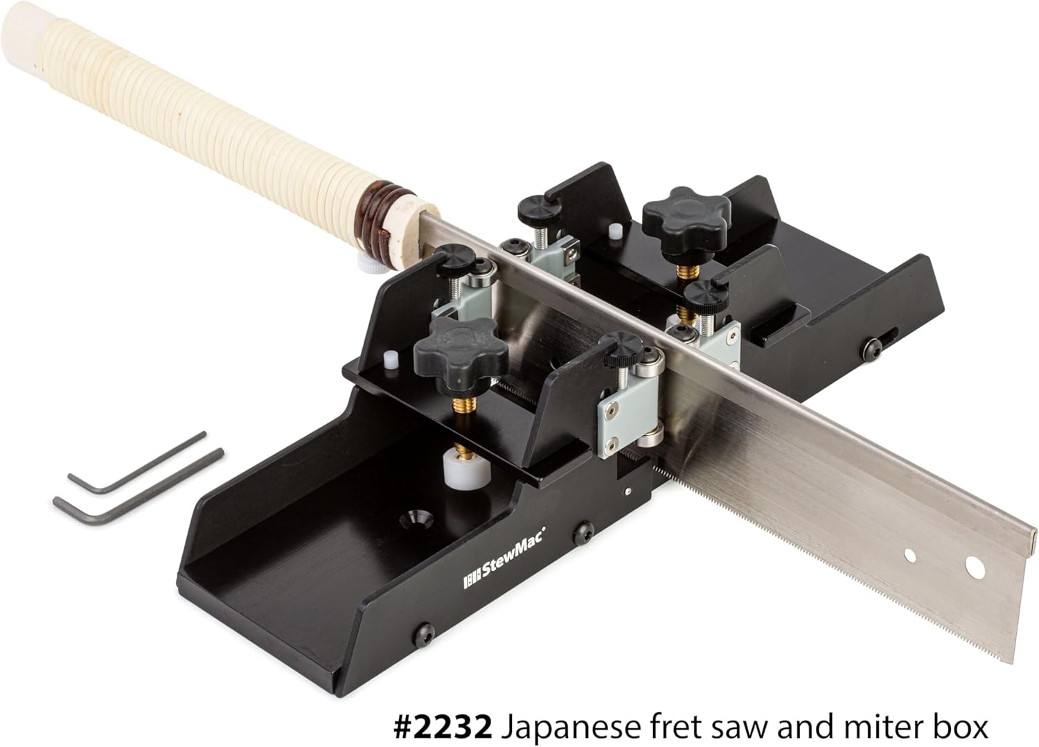 StewMac Fret Slotting Miter Box with Japanese Fret Saw