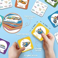 Vista 13 de Juego de tarjetas de memoria, juego de partidos para niños pequeños, aprender español para niños, tarjetas flash bilingües, juguetes de aprendizaje
