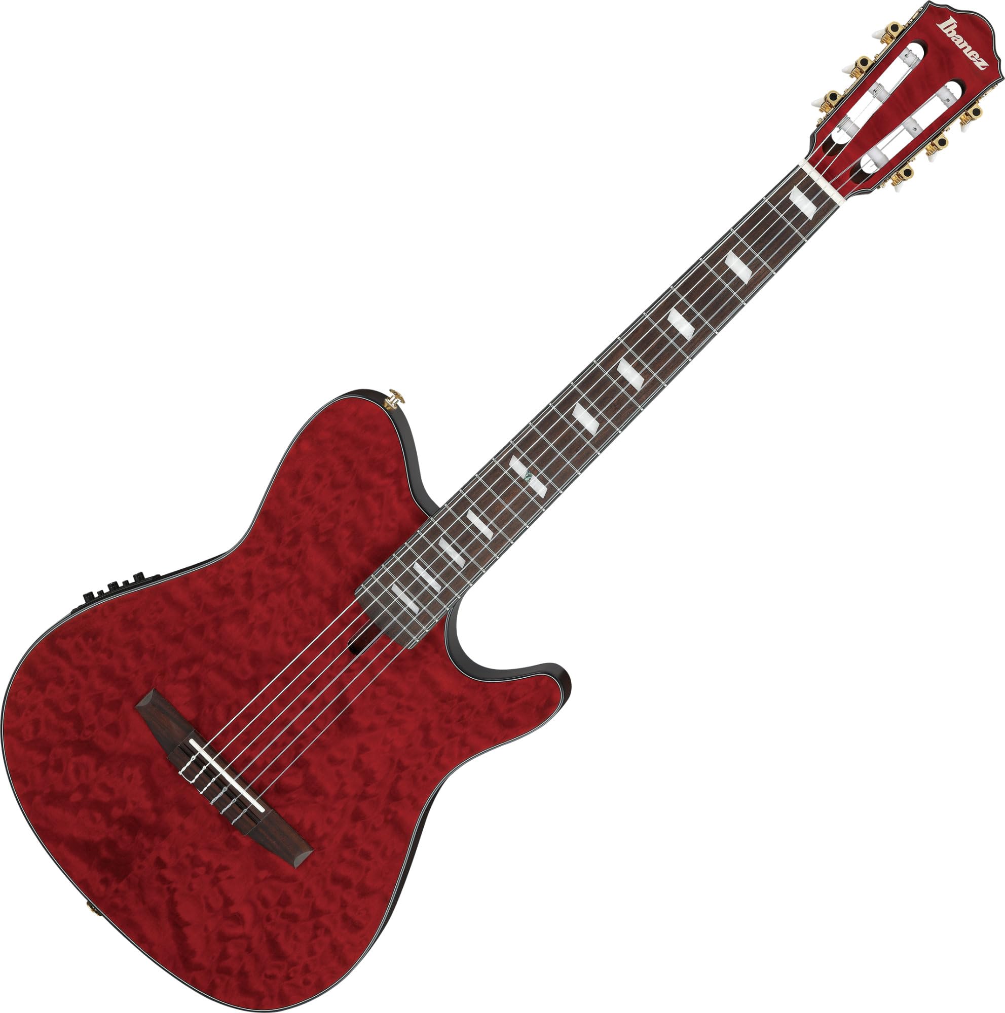 Amazon | Ibanez FRH20QMN WRL エレガットギター キルテッドメイプル 