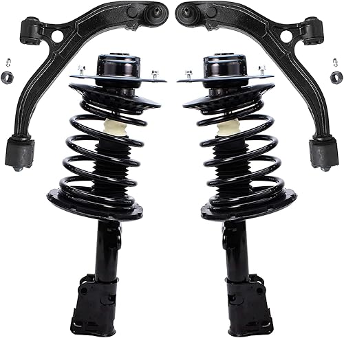 Miniatura 1128 de Detroit Axle - Kit de brazos de control delanteros de 4 piezas para Chevrolet Aveo Aveo5 Pontiac G3 Wave Wave5 Suzuki Swift+, 2 brazos de control