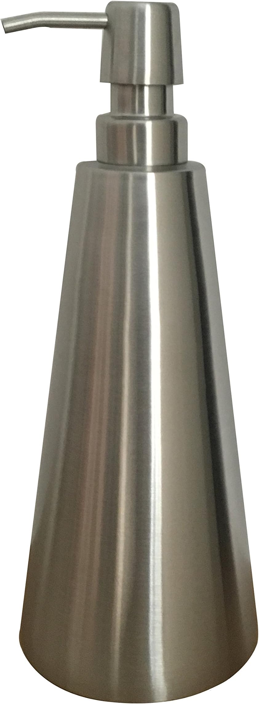 Farnavi Stainless Steel Pump Dispenser Large Capacity Soap Lotion Bottle Bathroom Container Marketplace Hotel Restaurant, Brushed (27.3 oz / 800ml)