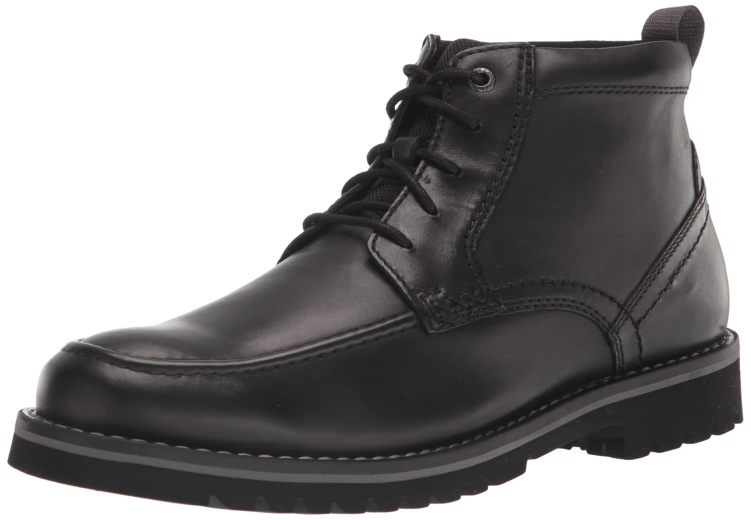 Rockport Men\'s Black Chukka Boots Rockport Mens Black Leather Work Boots Postwalk Water  main image 4