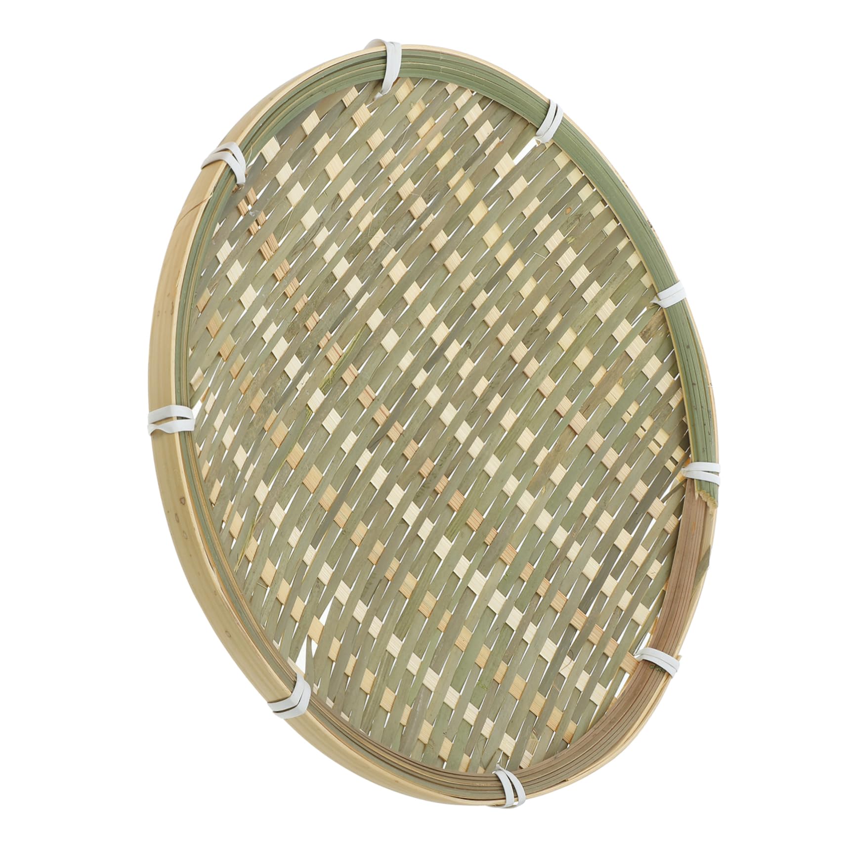 Sosoport Woven Serving Tray Fruit Basket for Kitchen Durable Storage for Bread Snacks and Vegetables for Camping and Home Organization