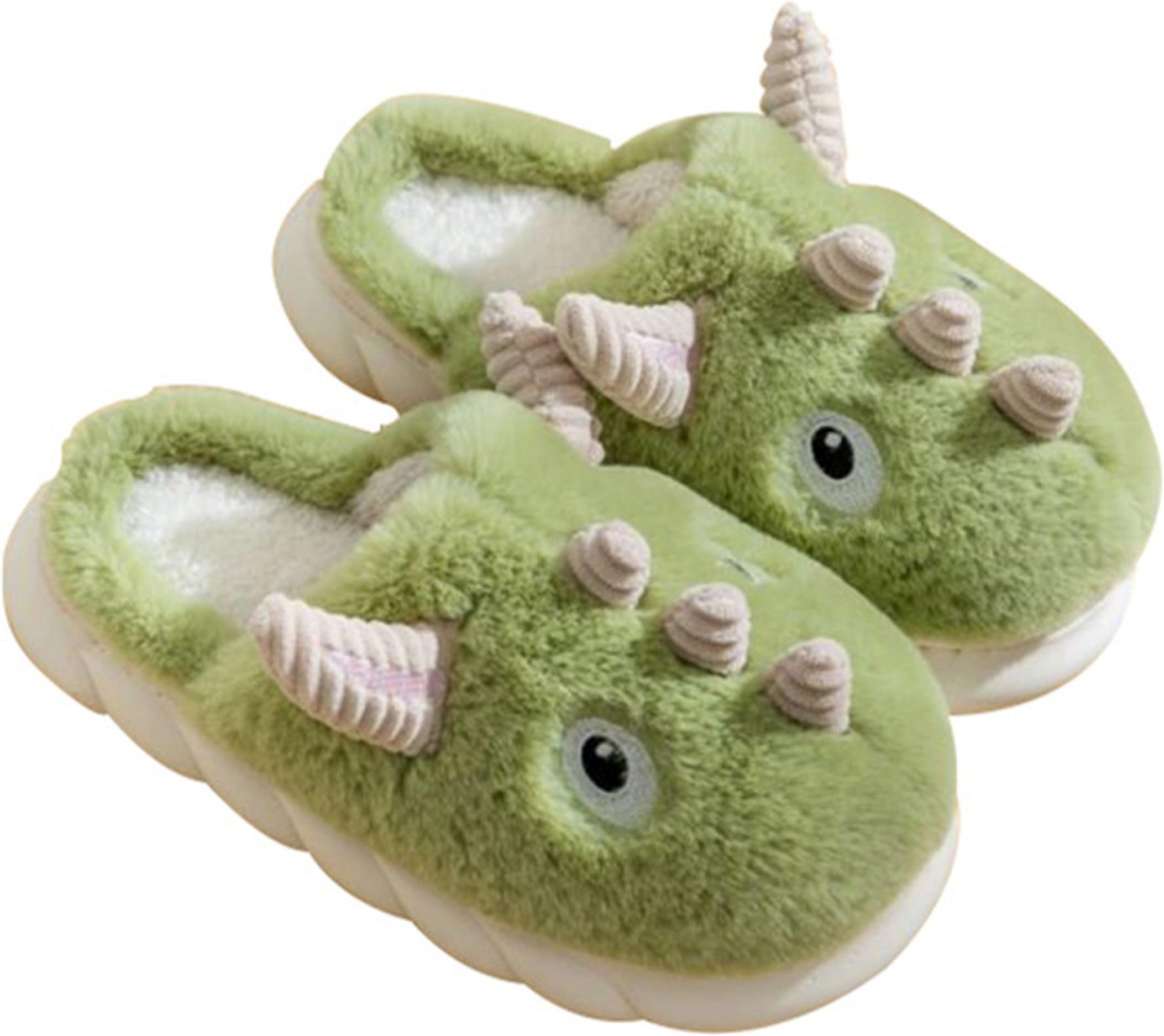 Women's Cute Animal Slippers - Funny Cartoon Winter Plush Thick Soled Slippers