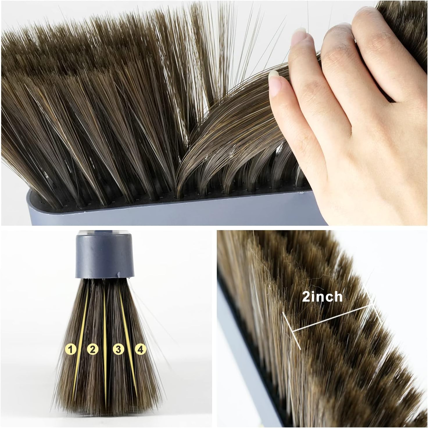 1PCS Kitchen Broom,Outdoor Indoor Broom with Long Handle, 64Inch Angle Broom with Extendable Broomstick for Easy Sweeping - Easy Assembly & Durable for Home Kitchen Room Office Lobby Floor : Everything Else