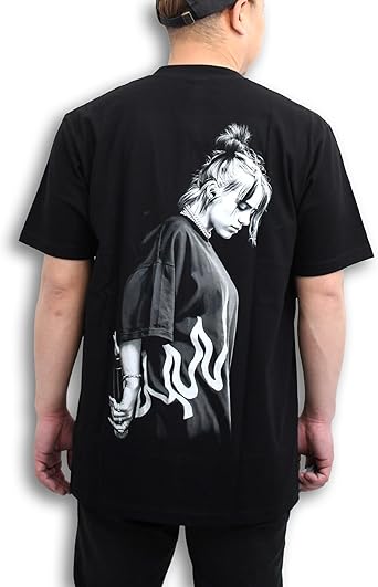 BILLIE EILISH ブラック Tシャツ XLサイズ Amazon.com: Billie Eilish T Shirt Illustration Official