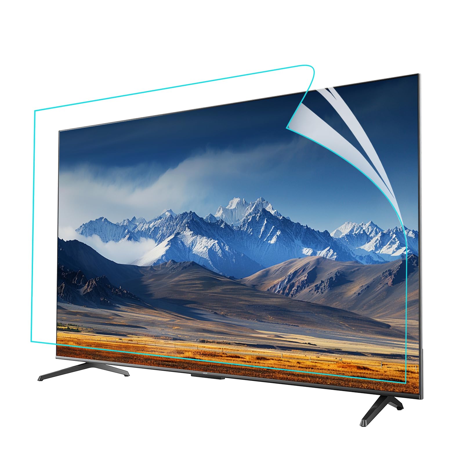 Film protection anti-reflet TV 65 pouces anti-lumière bleue 4K