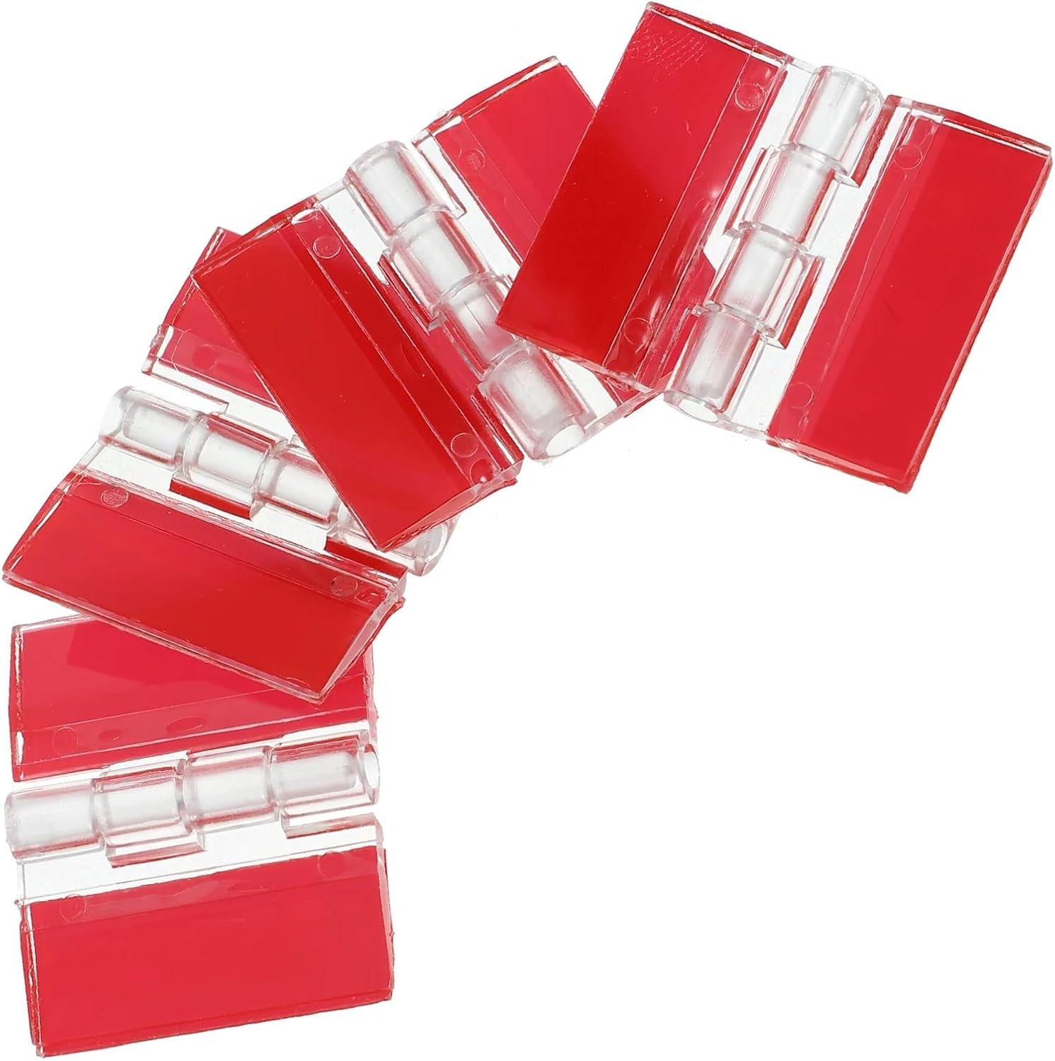 40Pcs Self Adhesive Hinges Cupboard Doors Folding Replacement