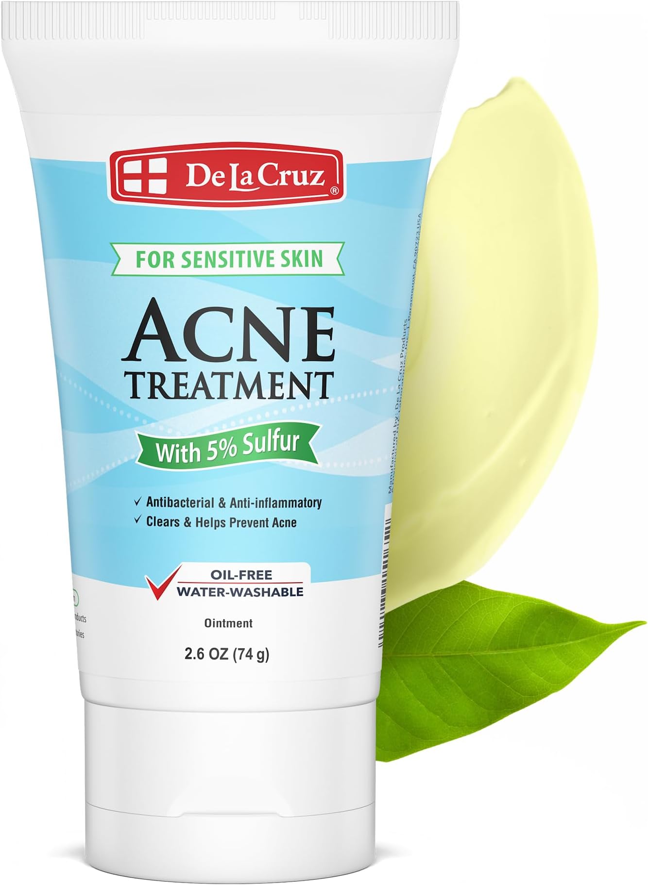A1165- DE LA CRUZ® 5% SULFUR OINTMENT 2.6 oz.