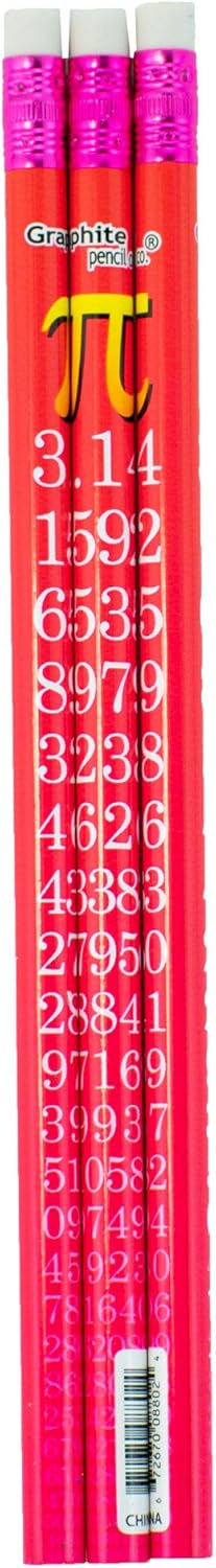 Pencil Assortment - Assorted Styles - Round Pencil with Eraser, #2 Lead, For Children, Adults, Children’s Gift Bags, Carnival Prizes (48) pcs, Pi