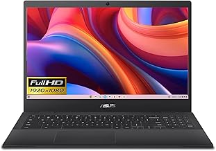 ASUS 15 Slim Chromebook en negro Procesador Intel hasta 2.8GHz 15.6in Full HD 4GB 128GB Almacenamiento WiFi + BT Chrome OS (CX15 - Renovado)