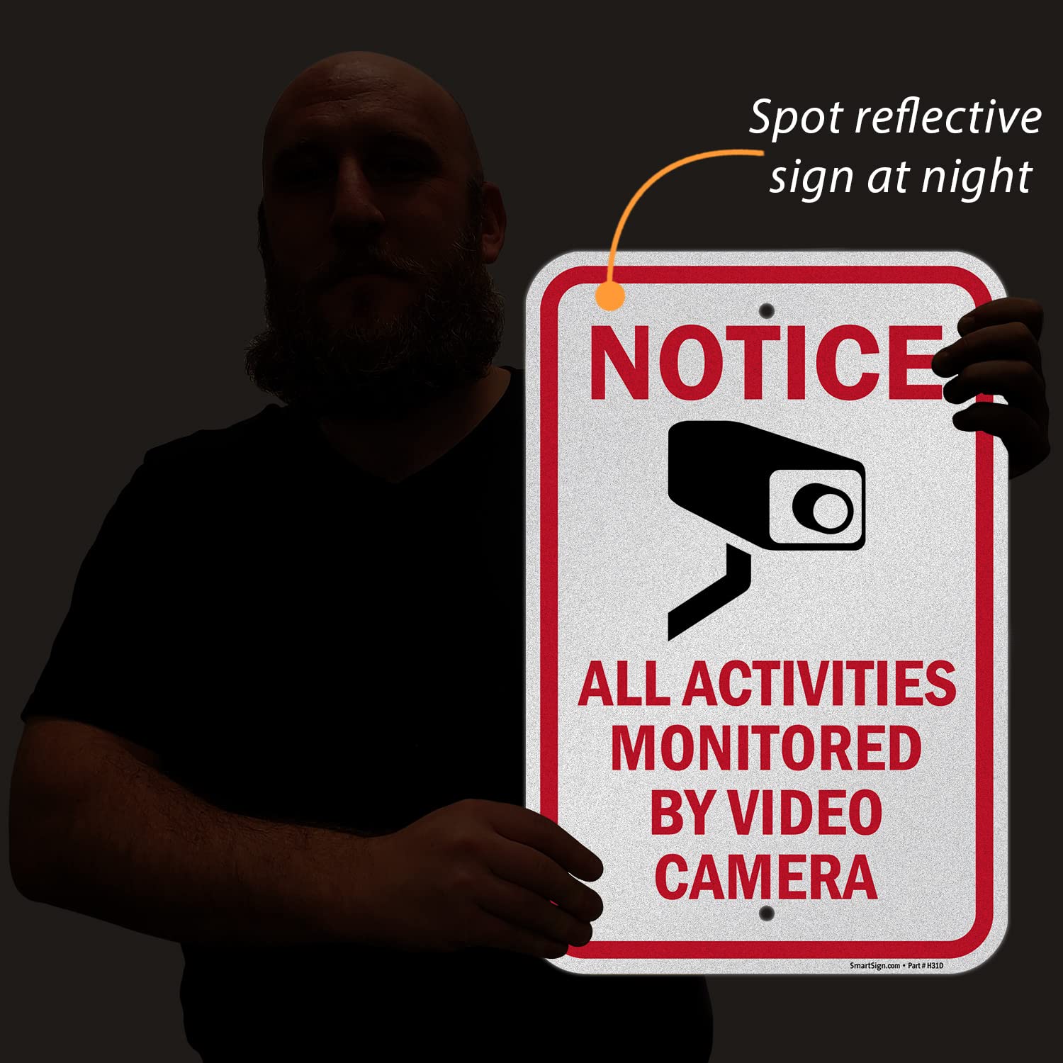 SmartSign Industrial Warning Sign