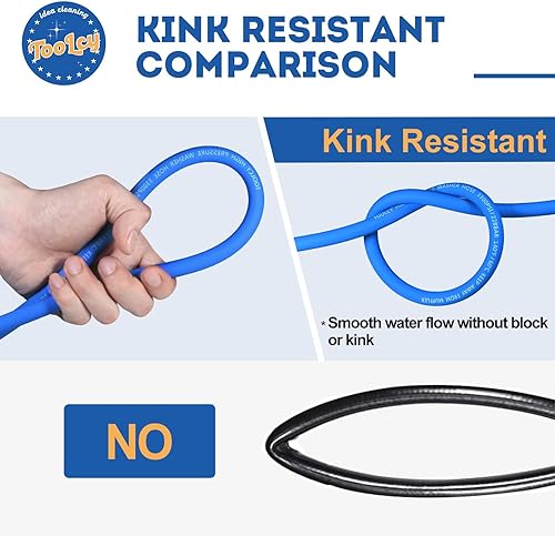 Miniatura 8 de Pistola de lavado a presión con varita y kit de manguera, pistola de lavado eléctrico y varita de lavado a presión curva de 18 pulgadas, conexión