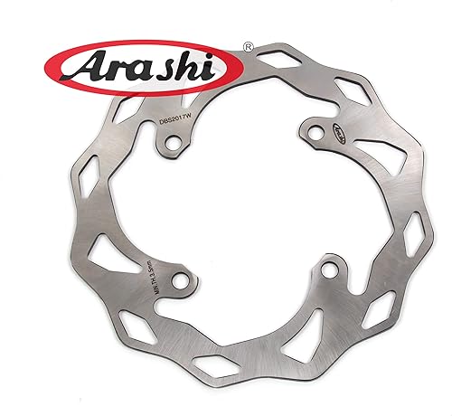 Miniatura 6 de Arashi Rotores de disco de freno delantero y trasero para Kawasaki KX250F 2006-2021 KX450F 2006-2018 Accesorios de repuesto de motocicleta KX 250
