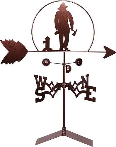 Miniatura 4 de SWEN Products Veleta Fireman Fire Fighter (montaje ajustable incluido)