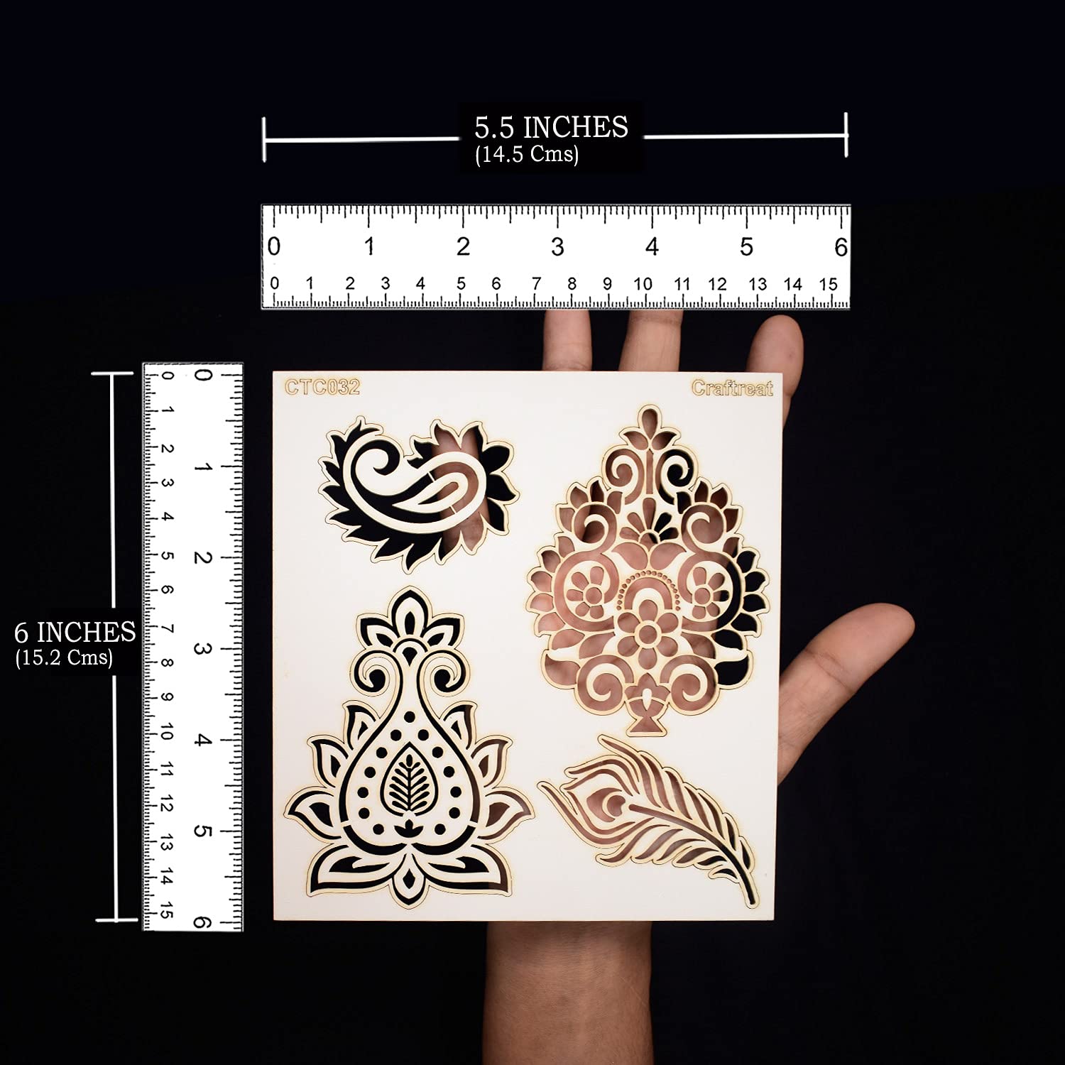 Decorazioni Truciolato Steampunk CrafTreat - 15x15 Cm Per Scrapbooking E Fai Da Te