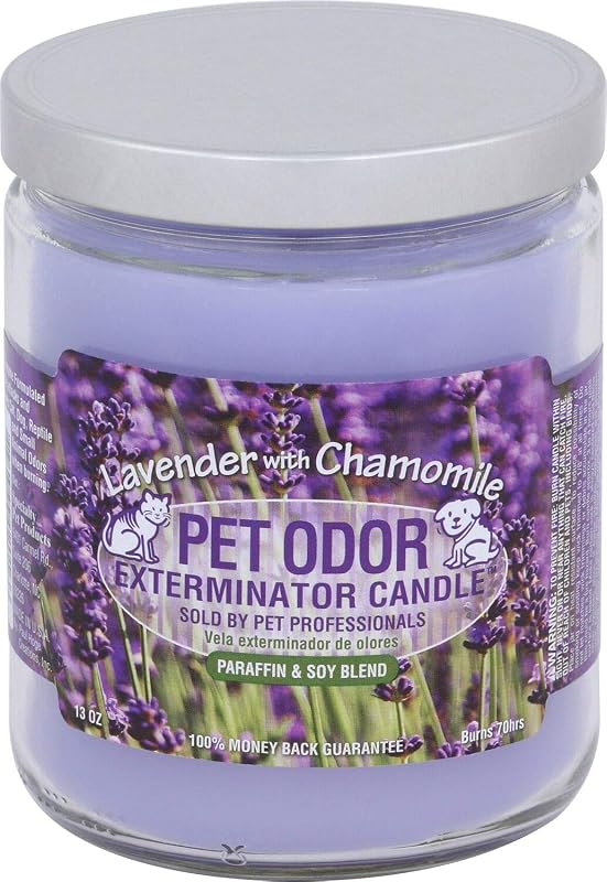 Vela Desodorizadora para Ambientes com Cães, Lavanda com Camomila, SPECIALTY PET PRODUCTS, 2 unidades de 368 g