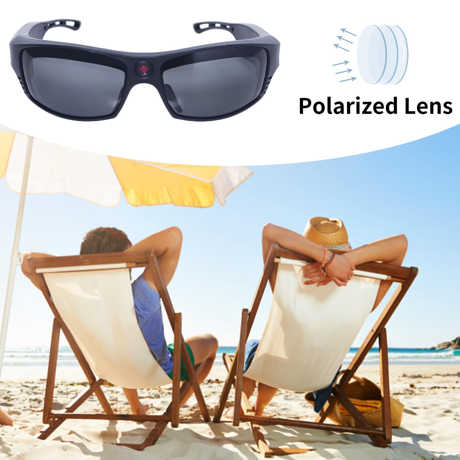 Amazon.com: REEDTOCK Sports Smart Glasses with Camera & 1080P HD