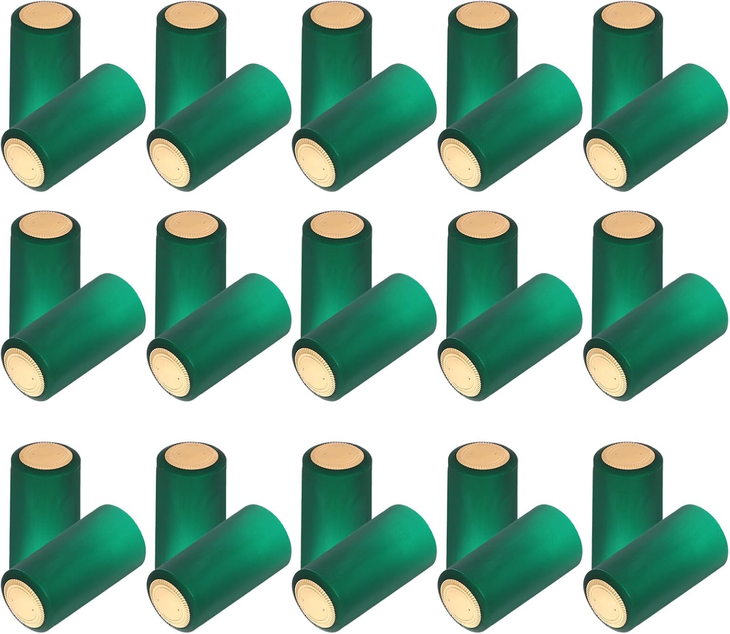 SOLUSTRE 60pcs Wine Bottle Seals Heat Shrink Capsules Pvc Shrink Caps for Wine Collectors