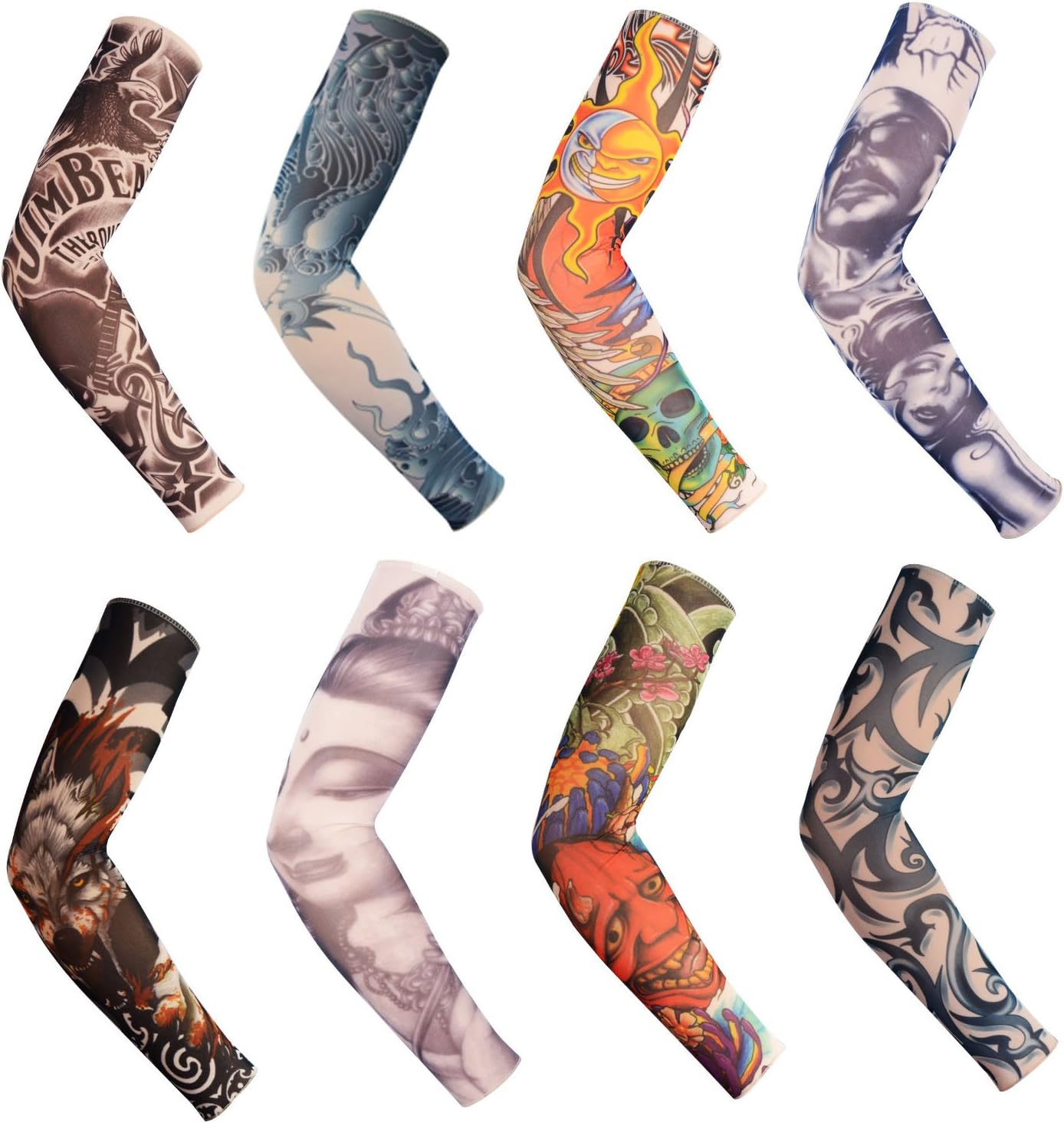 Z159 Tattoo Sport Arm Sleeve Cycling Sun Protective Uv Cover Arm Sleeves Color3