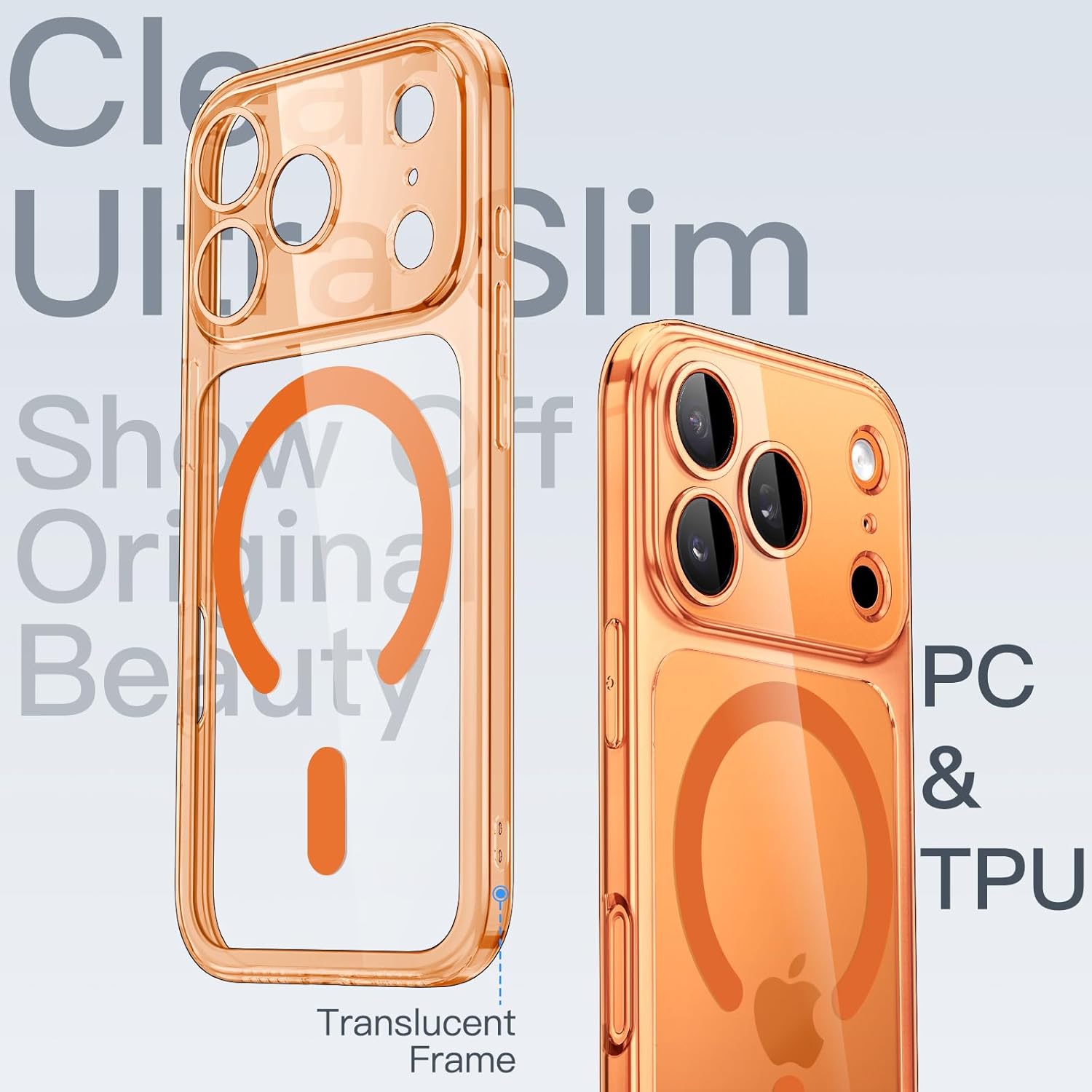 المتطور - جيتك جراب مغناطيسي رفيع لموبايل ايفون 17 برو ماكس 6.... - view 3