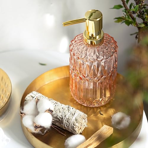 Vista 23 de EMPO Juego de 6 accesorios de vidrio transparente para baño