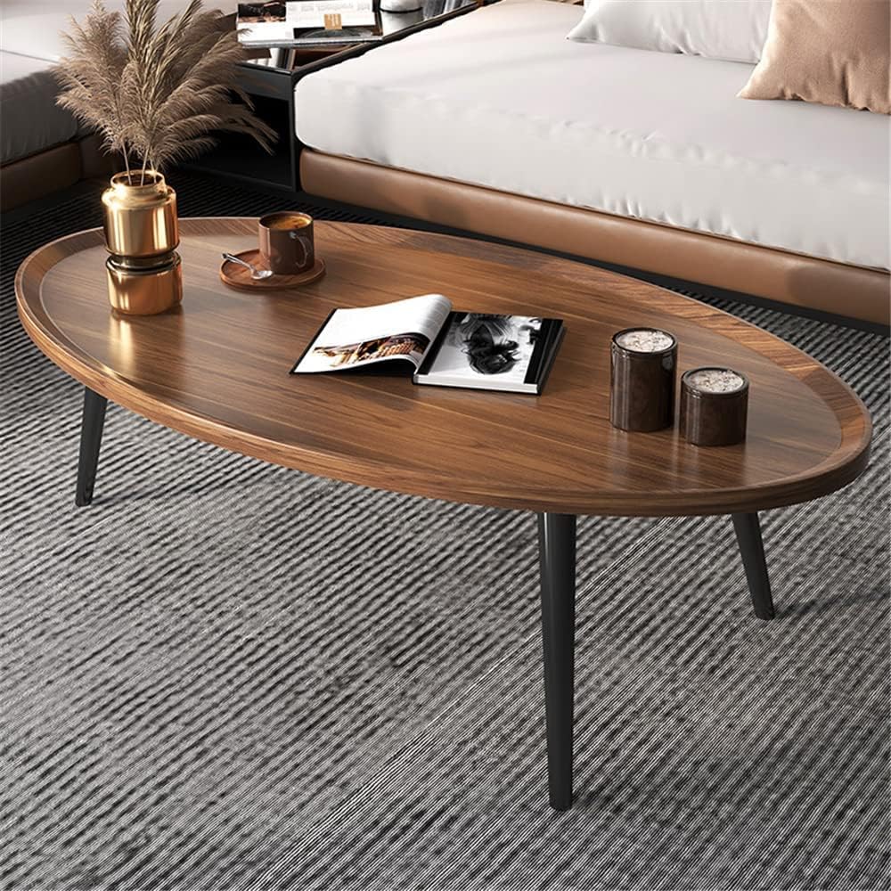 CODOMI Coffee Table, Modern Small Coffee Table with 3 Legs