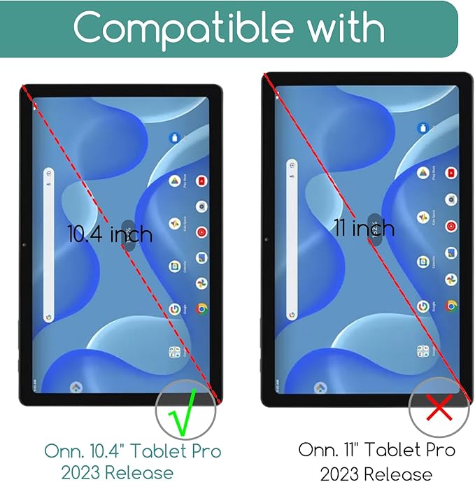 Protector de Pantalla de Vidrio Templado para Onn 10.4 Pulgadas miniatura 2