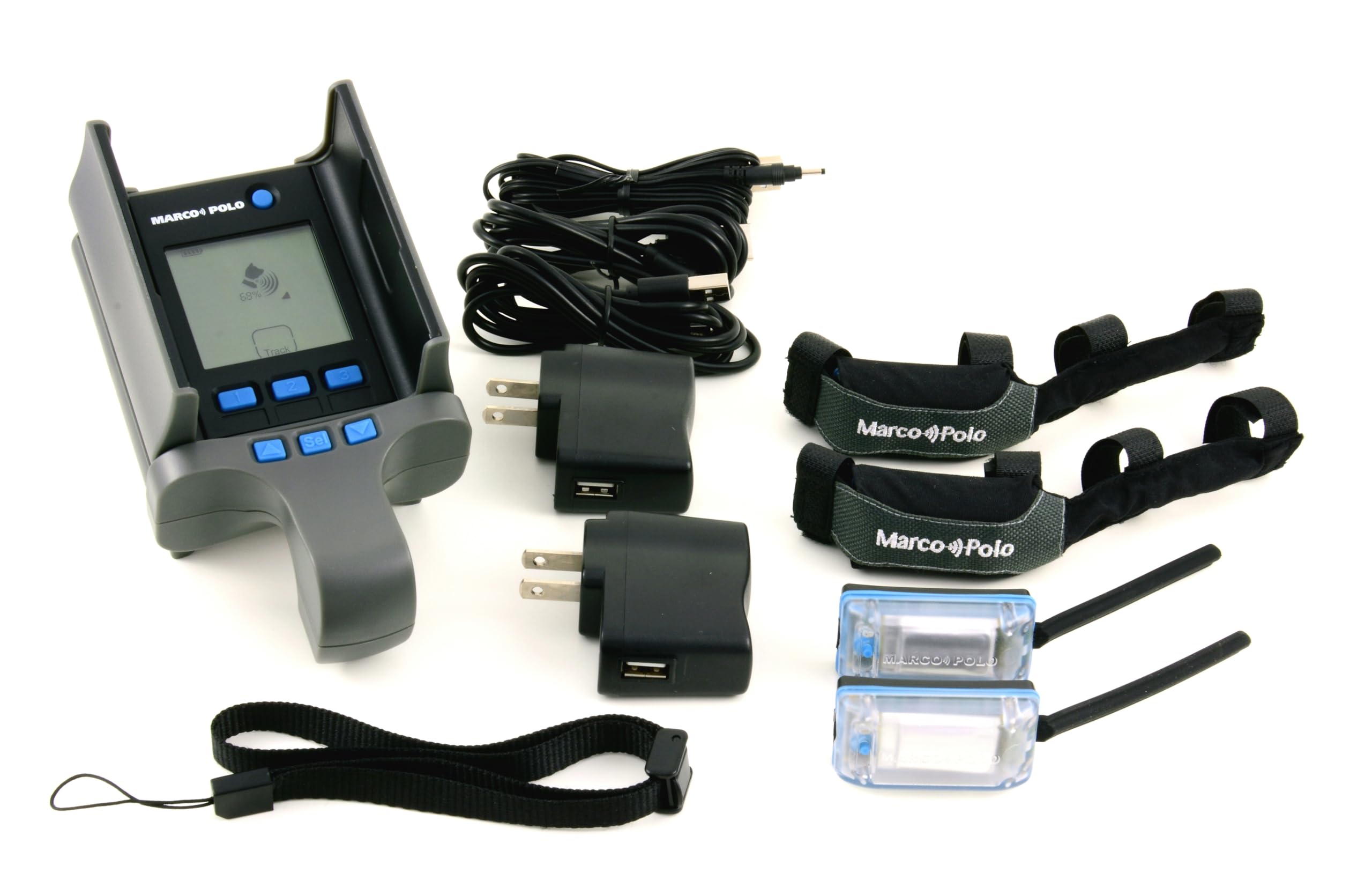 2-Pet Tracking System for Large and Small Dogs and Cats, Waterproof and Rugged, No Cellular Service Needed, No Monthly Fees