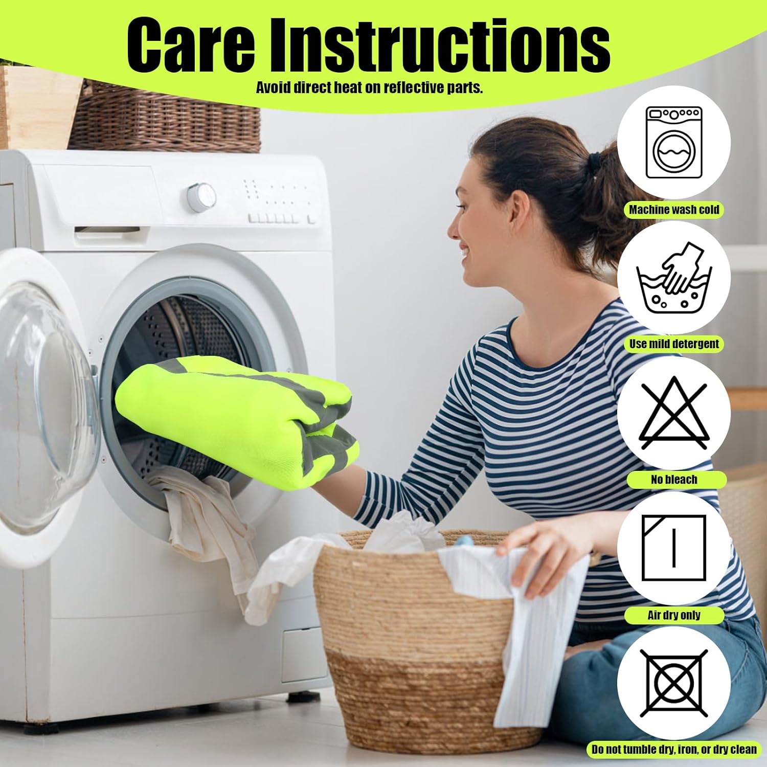 HYCOPROT High Visibility Safety Hoodie Hi Vis Safety Sweatshirts Fleece Reflective Work Jacket for Men Women ANSI Class 3 - Image 8