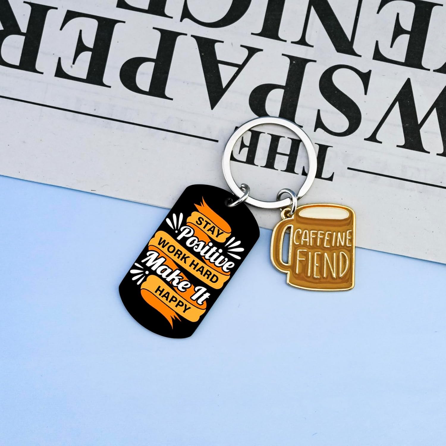 Funny Coworker Gifts Office Gift for Coworkers Keychain for Coworkers Friends Funny Work Gifts White Elephant Gift - Image 2