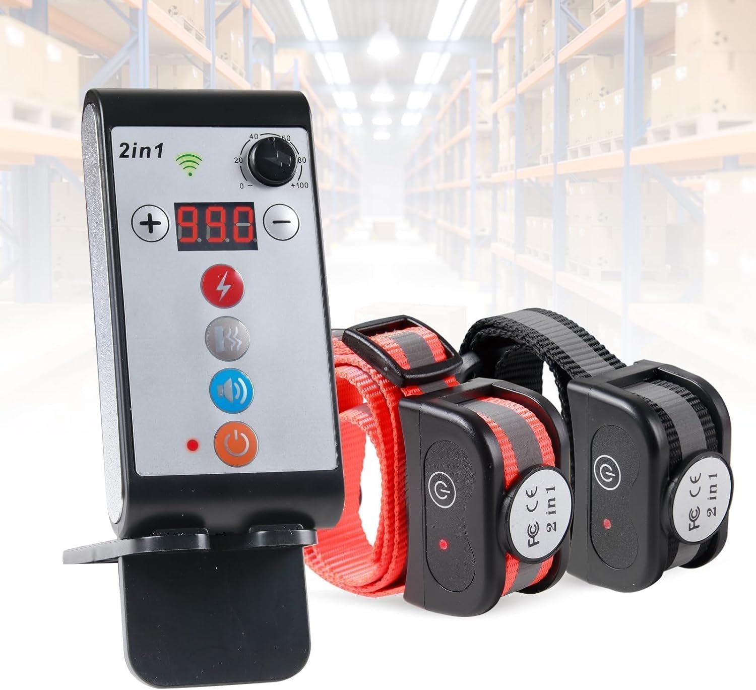 JUSTPET Dog Wireless Fence Dog Training Collar 2 in 1