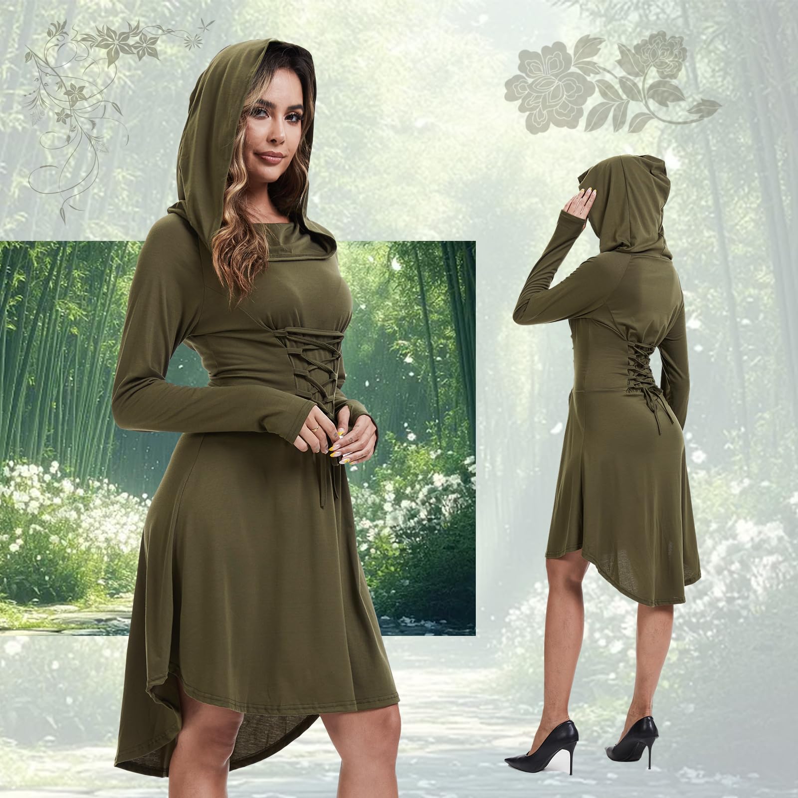 Mittelalterliches Renaissance Kostüm für Damen