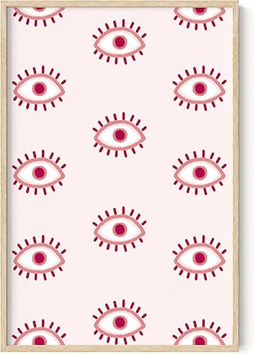 Miniatura 69 de Haus & Hues - Póster rosa con diseño artístico de CDs de los años ´90 para pared de habitación, póster estético para habitación VSCO, póster para CD