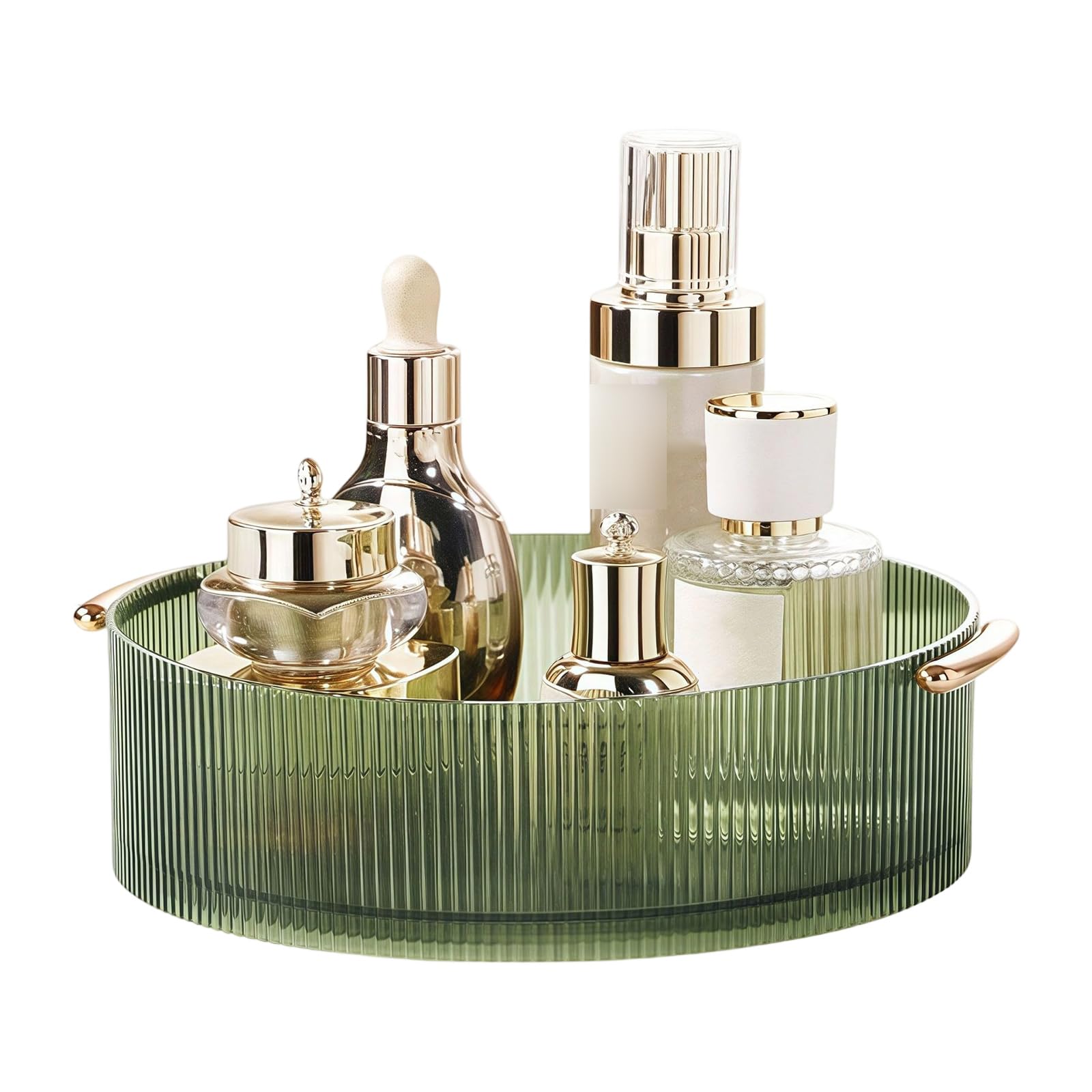 Piceioep Rotating 360 Degree Cosmetics Organizers for Efficient Storage of Makeup Perfumes and Jewelry Jewelry Box