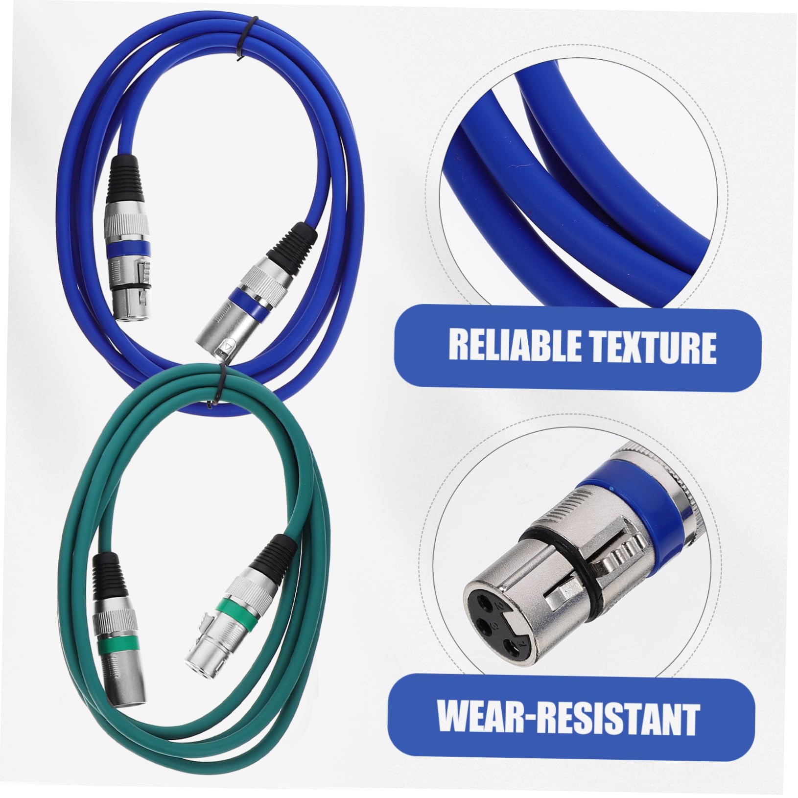 4 Sätze Teiliges Xlr Mikrofonkabel Pin Xlr Kabel Für Mikrofone Männlich Zu Weiblich Für Studioanwendungen Und Live Performances 3 Stück * 4