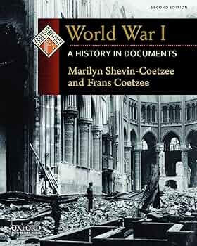 Amazon.com: World War I: A History in Documents (Pages from