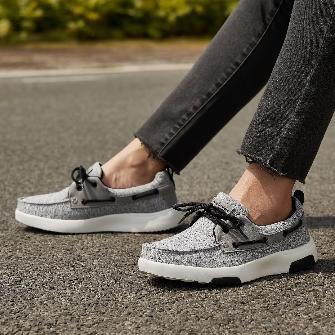 OrthoComfoot Women's Orthopedic Lace Up Shoes, Comfortable Arch Support Shoes for Plantar Fasciitis, Ultralight Walking Loafers for Heel and Foot Pain Relief - Image 7