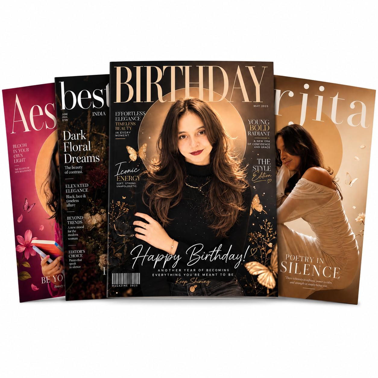 Custom Personalised Magazine Photo Book, Luxury Landscape Keepsake, 29.7 x 21 cm, Birthday, Anniversary, Wedding Gift-image-3