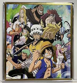 ONE PIECE - ONE PIECE ロー  キッド ルフィ たしぎ スモーカー 色紙 セット ONE PIECE ロー キッド ルフィ たしぎ スモーカー 色紙 セット