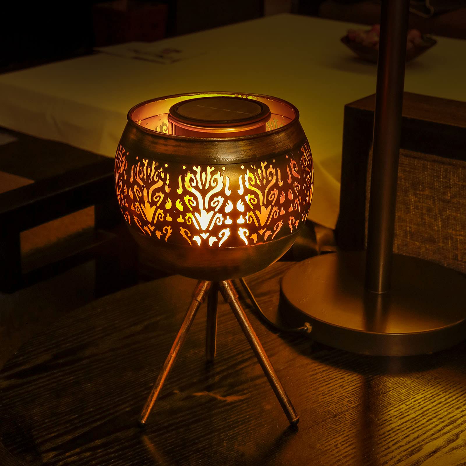 Beautyard Solar Lights Outdoor Lanterns Solar Tiki Solar Powered Light for Pathway Garden Patio Backyard Landscape Camping...