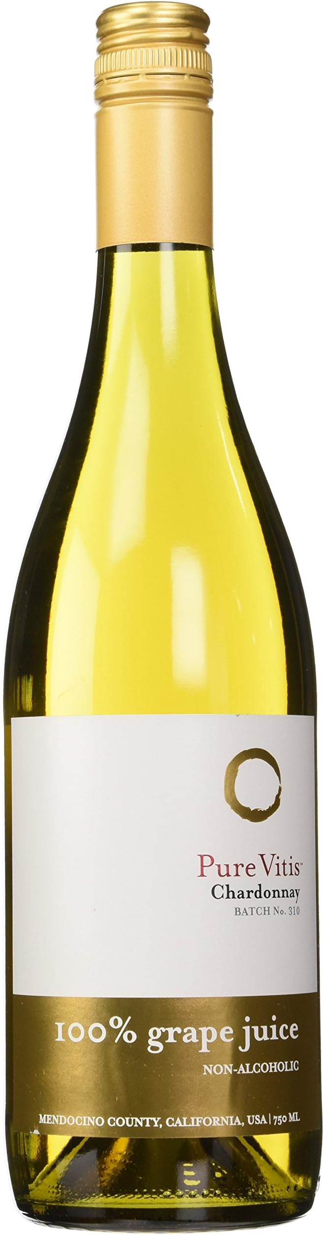 Pure Vitis Chardonnay 100% Organic Grape Juice, 750 ml, 2.8 Pound (Pack of 2)