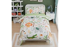 Ultra-Soft Jungle Animal Comforters for Kids Bedroom Oasis
