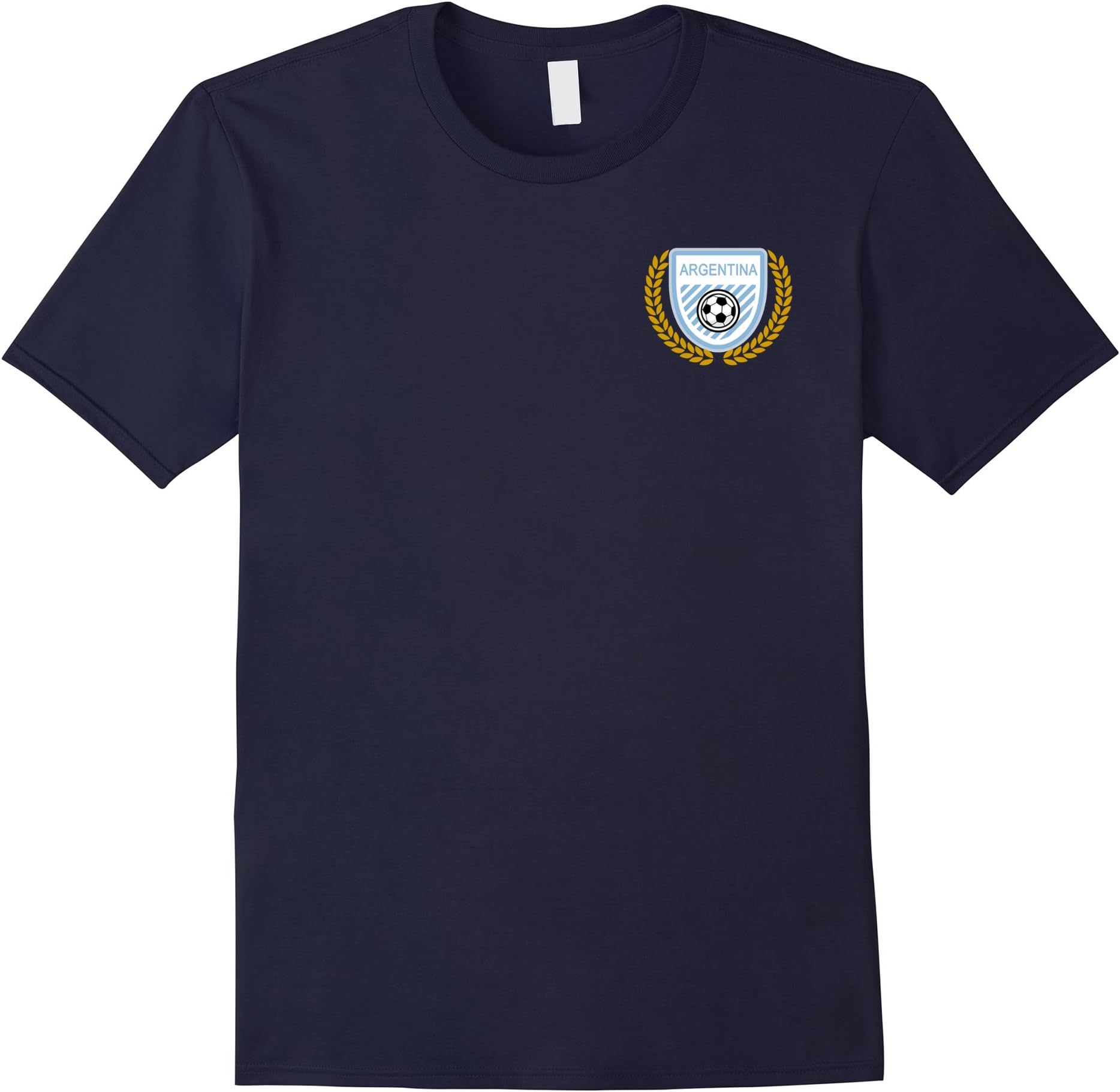 Men's Argentina Soccer Team T-Shirt Large Navy