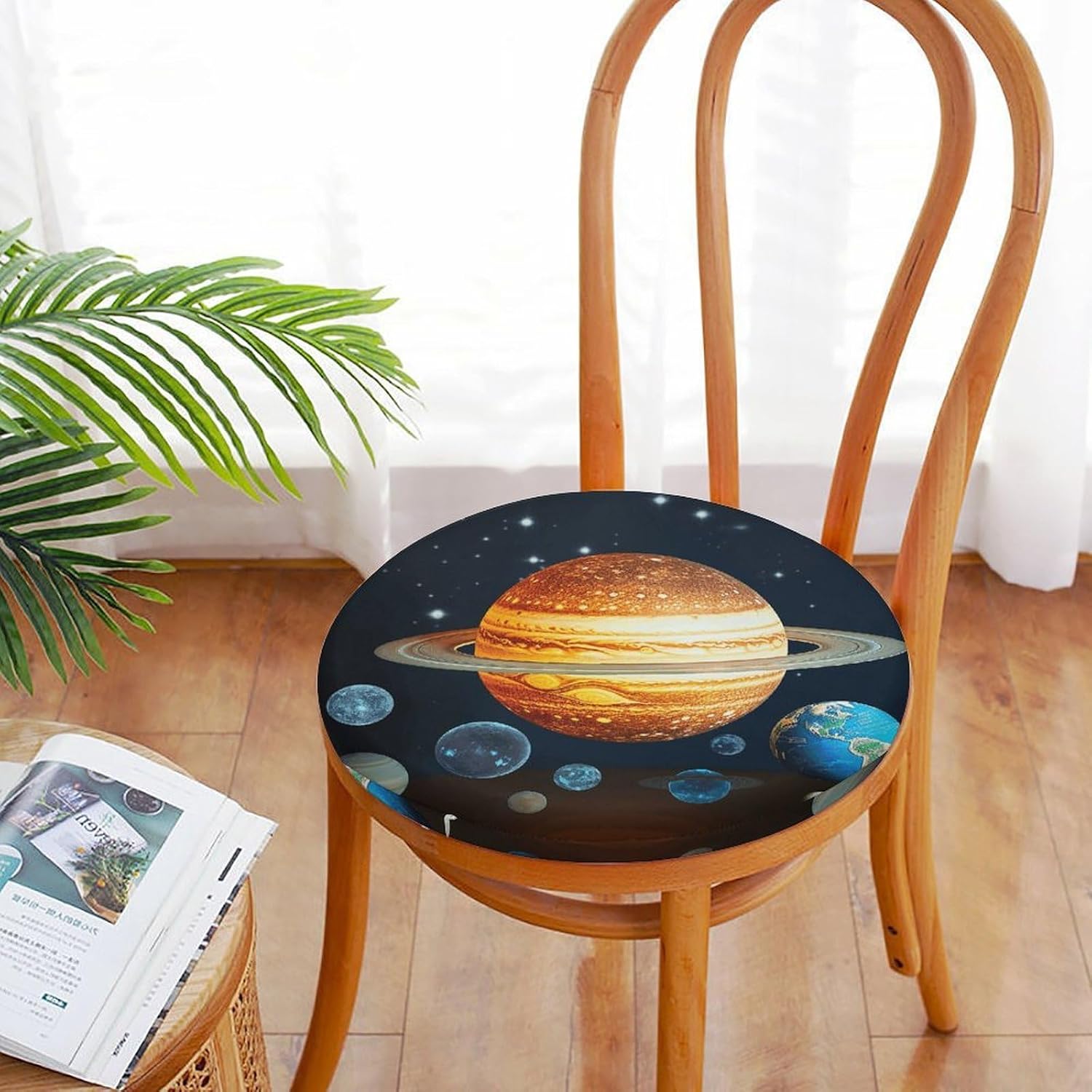 Glow in The Dark Solar System Chair Cushions Floor Pillow Chair Pad