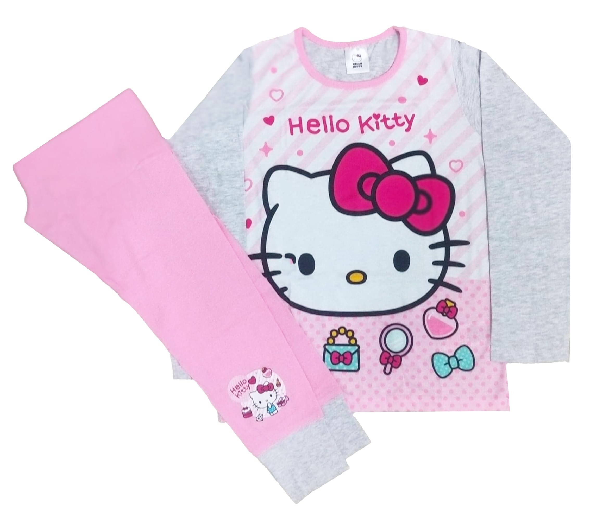 Hello Kitty Girls Pink Pyjamas Nightwear, 5-6 Years