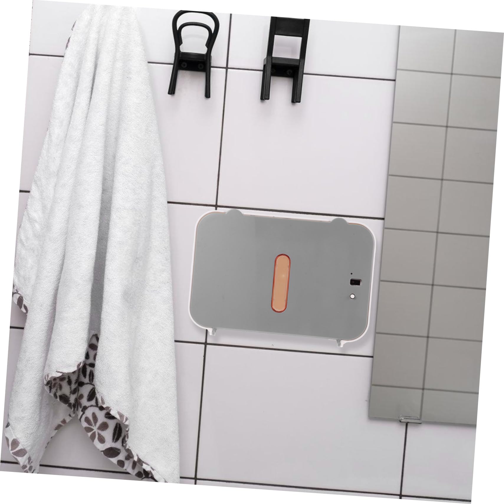 HOMSFOU Distributore Carta Assorbente Elettrico Senza Trapano Distributore Carta Assorbente Parete Con Movimento Per Cucina e Bagno