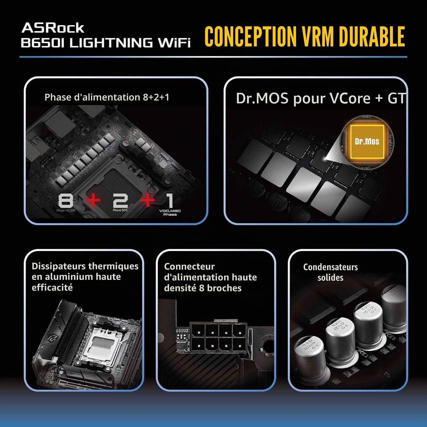 ASROCK B650I Lightning WiFi DDR5 AM5