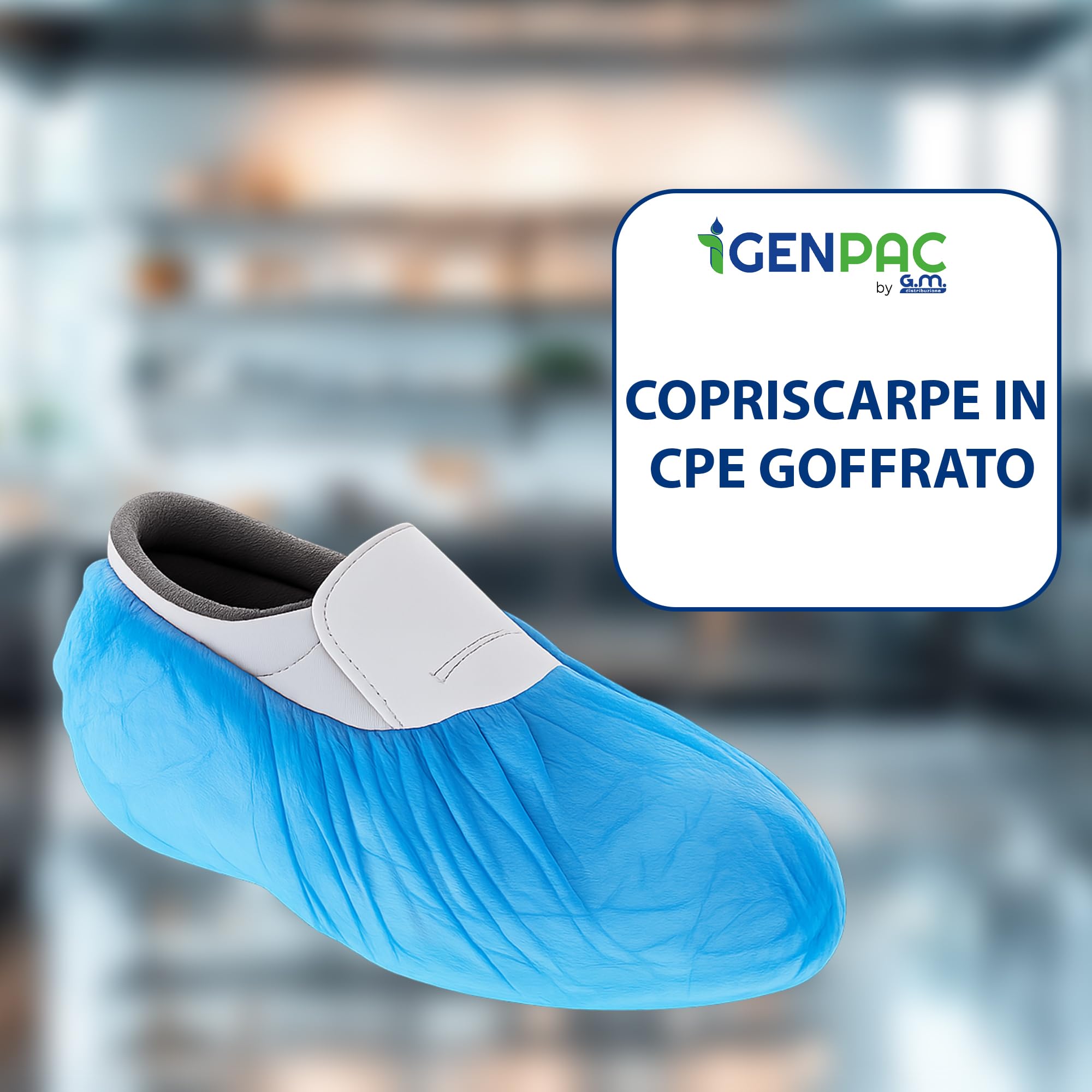 Kit Visitatore Monouso Bianco con Camice, Copriscarpe, Cuffia, Copribarba e Mascherina